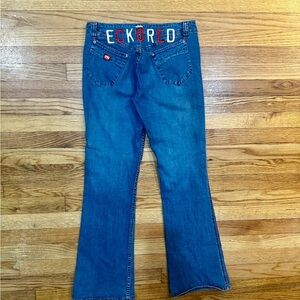 Vintage Y2K Ecko Red Women's Blue Jeans